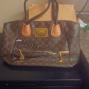 Brown Designer Tote Bag